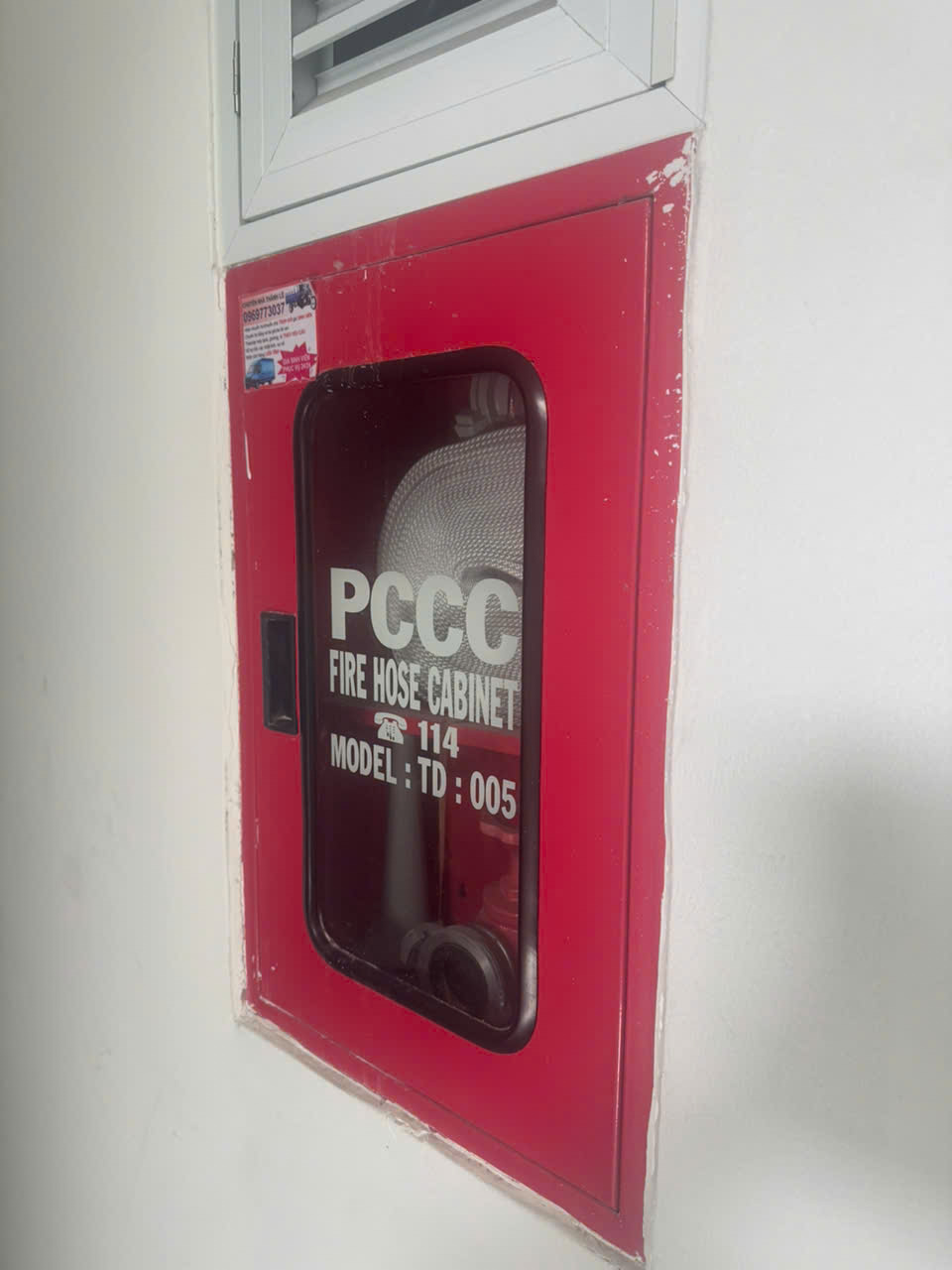 Tủ vòi chữa cháy lầu 5