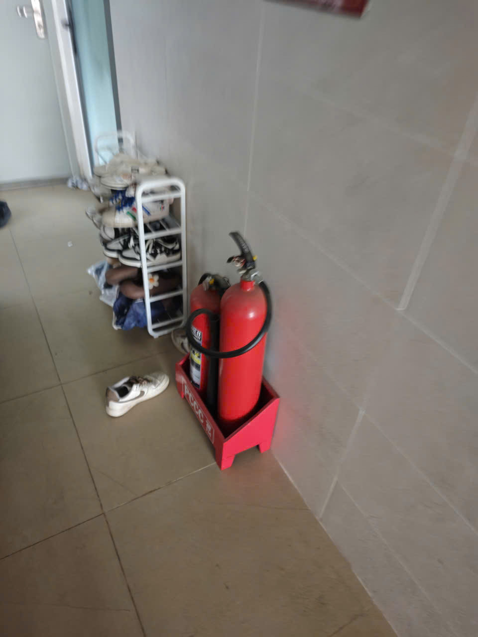 Bình chữa cháy ở lầu 5