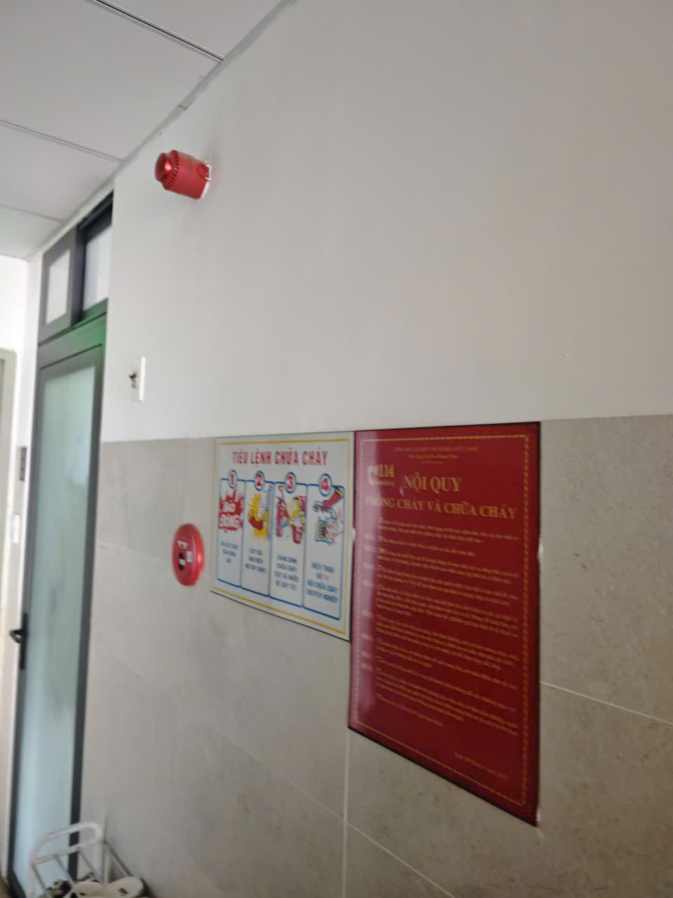 Chuông báo cháy & Tiêu lệnh PCCC lầu 5