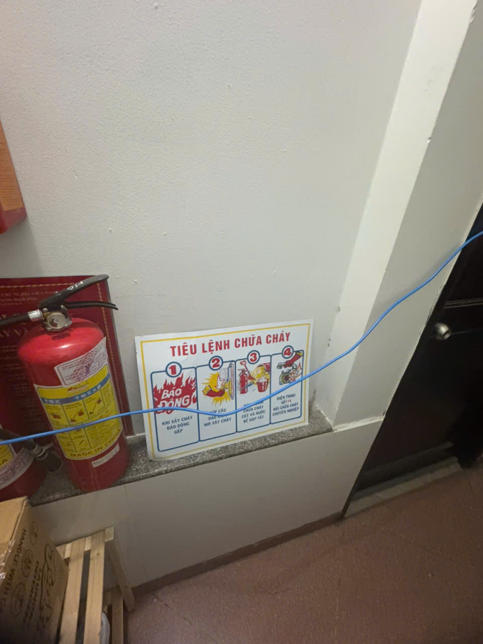 Tiêu lệnh PCCC & Bình chữa cháy ở tầng trệt