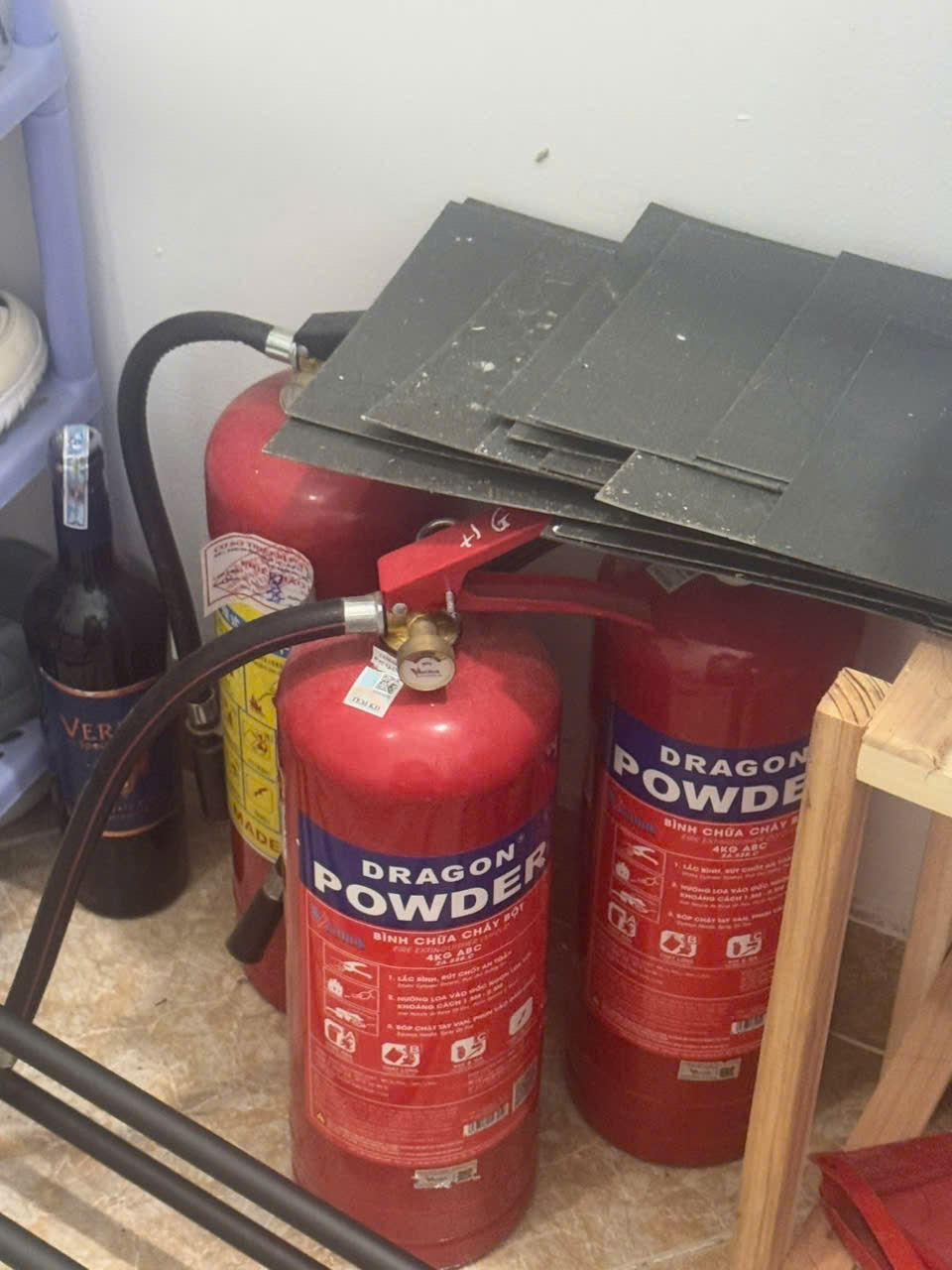 Bình chữa cháy ở lầu 1