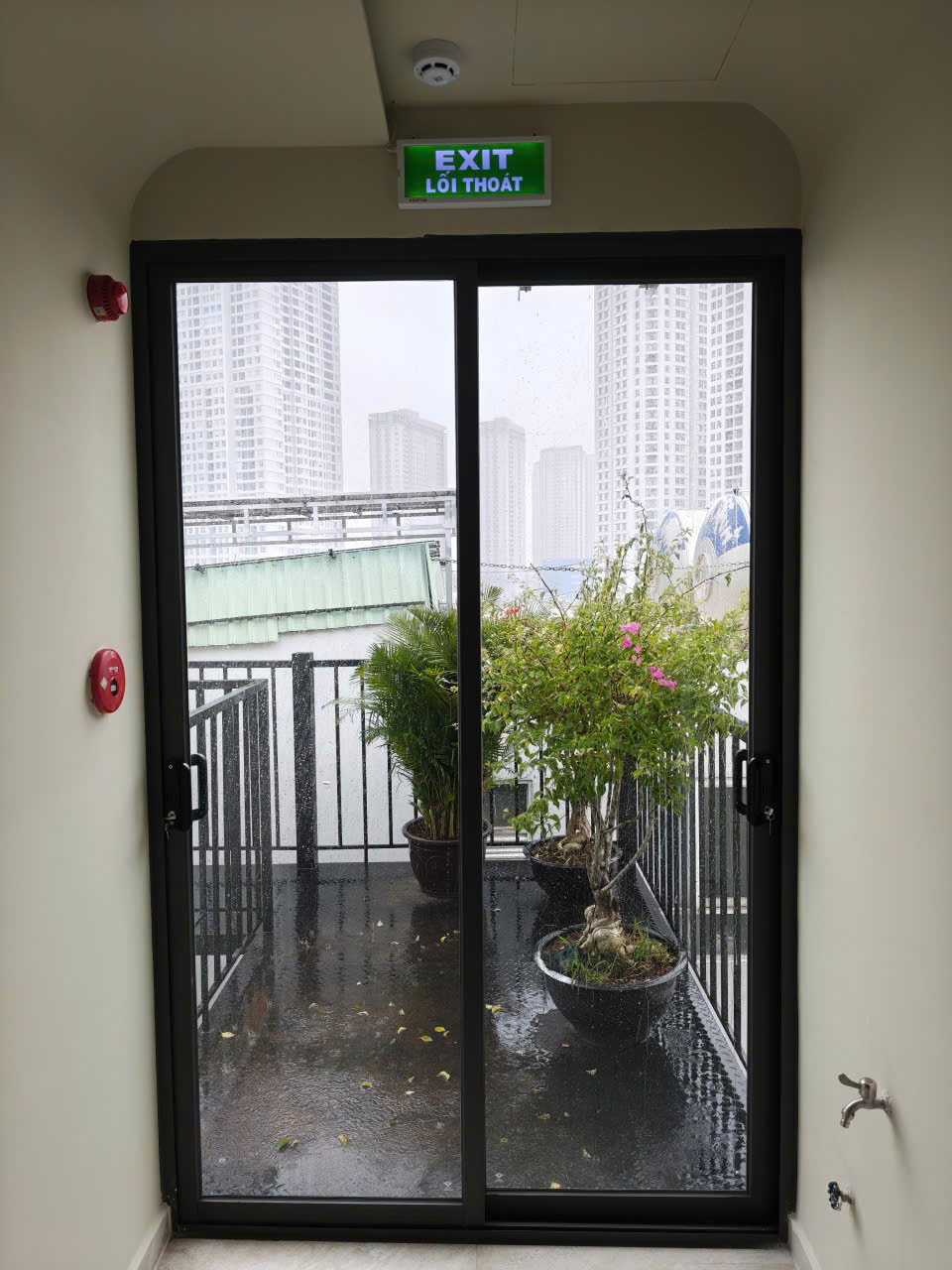 Chuông báo cháy ở lầu 7