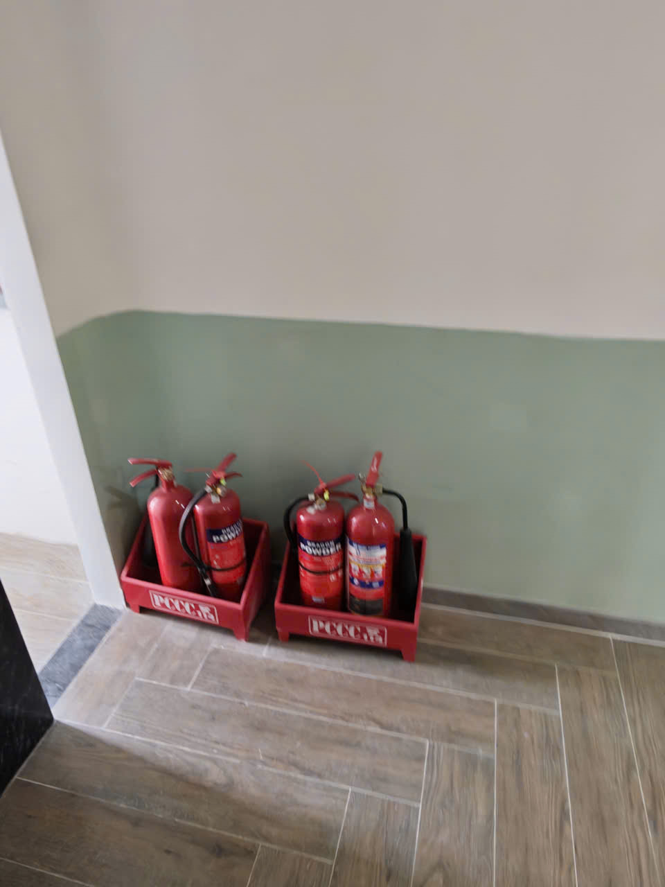 Bình chữa cháy ở lầu 5
