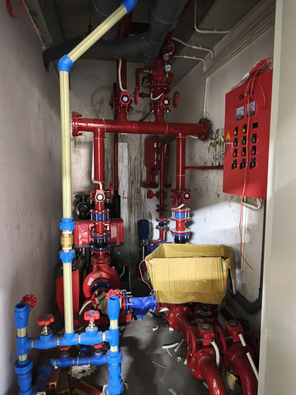 Hệ thống bơm PCCC ở hầm